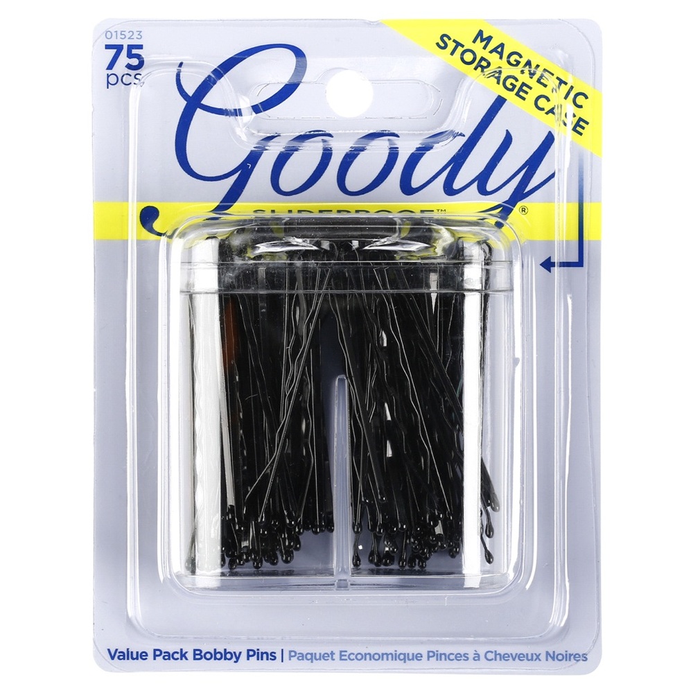 Black Bobby Pins in Magnetic Case!